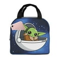 thumbnail image 1 of Star-Wars-Yoda Lunch Box Insulated Lunch Cooler Bag Reusable Lunch Tote Kit for School Travel 8*5*8.5inch, 1 of 2