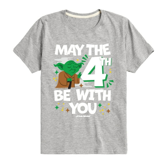Star Wars - Yoda May The 4Th - Toddler And Youth Short Sleeve Tee