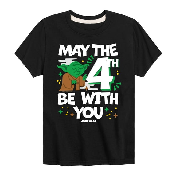 Star Wars - Yoda May The 4Th - Toddler And Youth Short Sleeve Tee