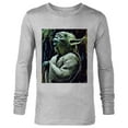 thumbnail image 1 of Star Wars Yoda Meditation on Dagobah Ralph McQuarrie - Long Sleeve T-Shirt for Men - Customized-Athletic Heather, 1 of 5