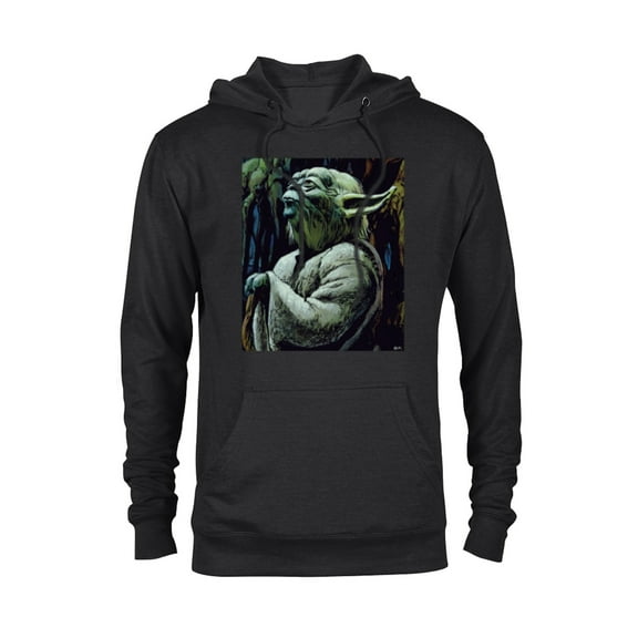 Star Wars Yoda Meditation on Dagobah Ralph McQuarrie - Pullover Hoodie for Adults - Customized-Black