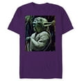 thumbnail image 1 of Star Wars Yoda Meditation on Dagobah Ralph McQuarrie - Short Sleeve Blended T-Shirt for Adults - Customized-Purple, 1 of 5