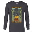 thumbnail image 1 of Star Wars Yoda Mindful of the Moment Retro - Long Sleeve T-Shirt for Men - Customized-Charcoal Heather, 1 of 5