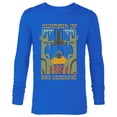 thumbnail image 1 of Star Wars Yoda Mindful of the Moment Retro - Long Sleeve T-Shirt for Men - Customized-Royal, 1 of 5