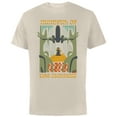 thumbnail image 1 of Star Wars Yoda Mindful of the Moment Retro - Short Sleeve Cotton T-Shirt for Adults - Customized-Natural, 1 of 5