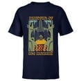 thumbnail image 1 of Star Wars Yoda Mindful of the Moment Retro - Short Sleeve T-Shirt for Kids - Customized-Navy, 1 of 5