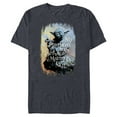 thumbnail image 1 of Star Wars Yoda “My Birthday It Is But Age Matters Not” - Short Sleeve Blended T-Shirt for Adults - Customized-Navy Heather, 1 of 5