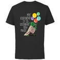thumbnail image 1 of Star Wars Yoda “My Birthday It Is, Celebrate You Must” - Short Sleeve Cotton T-Shirt for Adults - Customized-Black, 1 of 5
