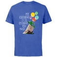 thumbnail image 1 of Star Wars Yoda “My Birthday It Is, Celebrate You Must” - Short Sleeve Cotton T-Shirt for Adults - Customized-Royal Heather, 1 of 5