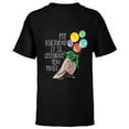 thumbnail image 1 of Star Wars Yoda “My Birthday It Is, Celebrate You Must” - Short Sleeve T-Shirt for Kids - Customized-Black, 1 of 5