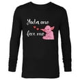 thumbnail image 1 of Star Wars Yoda One for Me Love Sweet Heart Valentine’s Day - Long Sleeve T-Shirt for Men - Customized-Black, 1 of 5