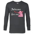 thumbnail image 1 of Star Wars Yoda One for Me Love Sweet Heart Valentine’s Day - Long Sleeve T-Shirt for Men - Customized-Charcoal Heather, 1 of 5