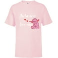 thumbnail image 1 of Star Wars Yoda One for Me Love Sweet Heart Valentine’s Day - Short Sleeve T-Shirt for Kids - Customized-Soft Pink, 1 of 5