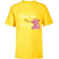 thumbnail image 1 of Star Wars Yoda One for Me Love Sweet Heart Valentine’s Day - Short Sleeve T-Shirt for Kids - Customized-Yellow, 1 of 5