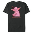 thumbnail image 1 of Star Wars Yoda One for Me Valentine’s Day Love Sweet Heart - Short Sleeve Blended T-Shirt for Adults - Customized-Dark Heather, 1 of 5