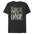 thumbnail image 1 of Star Wars Yoda Quote Fear is the Path to the Dark Side - Short Sleeve Blended T-Shirt for Adults - Customized-Dark Heather, 1 of 5