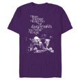 thumbnail image 1 of Star Wars Yoda Quote Let Go of Everything You Fear to Lose - Short Sleeve Blended T-Shirt for Adults - Customized-Purple, 1 of 5