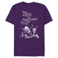 thumbnail image 1 of Star Wars Yoda Quote Let Go of Everything You Fear to Lose - Short Sleeve Blended T-Shirt for Adults - Customized-Purple, 1 of 5