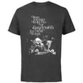 thumbnail image 1 of Star Wars Yoda Quote Let Go of Everything You Fear to Lose - Short Sleeve Cotton T-Shirt for Adults - Customized-Charcoal, 1 of 5