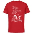 thumbnail image 1 of Star Wars Yoda Quote Let Go of Everything You Fear to Lose - Short Sleeve Cotton T-Shirt for Adults - Customized-Red, 1 of 5