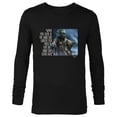 thumbnail image 1 of Star Wars Yoda Quote When You Look at the Dark Side - Long Sleeve T-Shirt for Men - Customized-Black, 1 of 5
