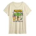 thumbnail image 1 of Star Wars - Yoda Scribble - Women's Short Sleeve Classic Fit Tee, 1 of 5