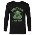 thumbnail image 1 of Star Wars Yoda St. Patrick's Day Leprechaun I Am Not - Long Sleeve T-Shirt for Men - Customized-Black, 1 of 5