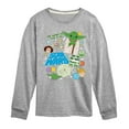 thumbnail image 1 of Star Wars - Yoda Stickers - Toddler And Youth Long Sleeve Tee, 1 of 5