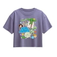 thumbnail image 1 of Star Wars - Yoda Stickers - Youth Girls Boxy T-Shirt, 1 of 4