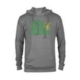 thumbnail image 1 of Star Wars Yoda Think Green Always St. Patrick’s Day - Pullover Hoodie for Adults - Customized-Graphite Heather, 1 of 5