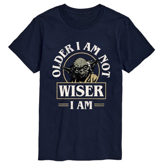 Star Wars - Yoda Wiser I Am Short Sleeve Graphic T-Shirt
