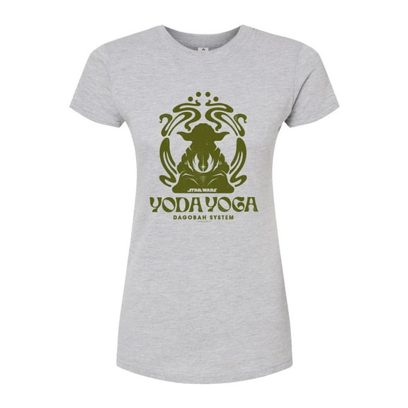 Star Wars - Yoda Yoga - Juniors Fitted Tee