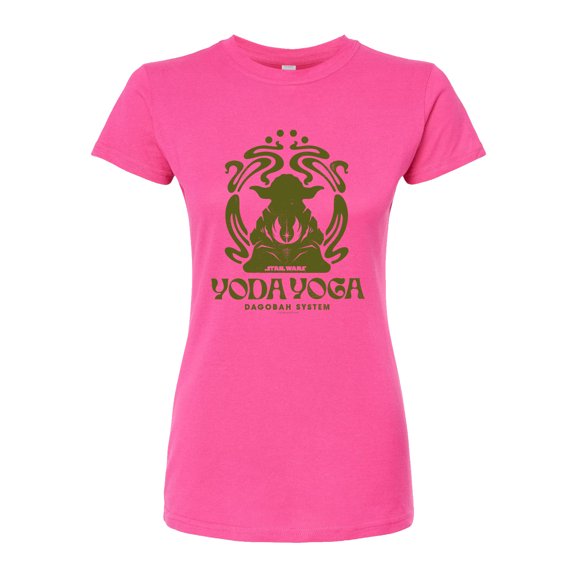 Star Wars - Yoda Yoga - Juniors Fitted Tee