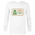 thumbnail image 1 of Star Wars Yoda Yoga Studio Logo Funny - Long Sleeve T-Shirt for Men - Customized-White, 1 of 5
