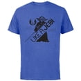 thumbnail image 1 of Star Wars Yoda You Teach Like a Jedi Teacher’s Day - Short Sleeve Cotton T-Shirt for Adults - Customized-Royal Heather, 1 of 5