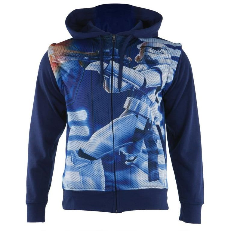 Star Wars You Fired Men s Navy Sublimated Hoodie w Removable