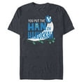thumbnail image 1 of Star Wars You Put the Han in Hanukkah Millennium Falcon - Short Sleeve Blended T-Shirt for Adults - Customized-Navy Heather, 1 of 5