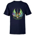 thumbnail image 1 of Star Wars Young Jedi Adventures Group The Force Is With Us! - Short Sleeve T-Shirt for Kids - Customized-Navy, 1 of 5