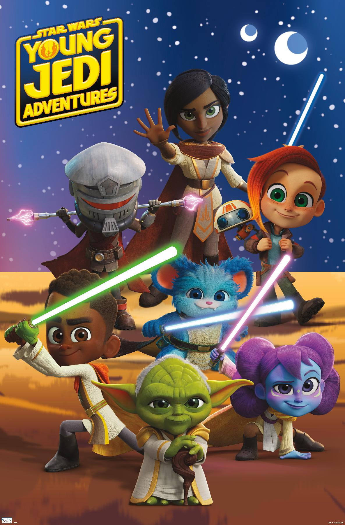 Star Wars: Young Jedi Adventures - Group Wall Poster, 22.375