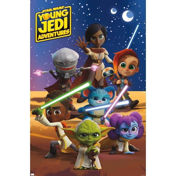 Star Wars: Young Jedi Adventures - Group Wall Poster, 22.375" x 34"
