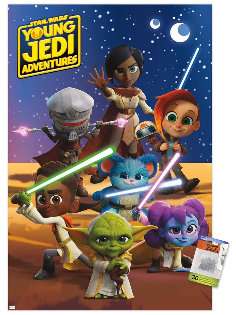 Star Wars: Young Jedi Adventures - Group Wall Poster with Pushpins