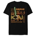 thumbnail image 1 of Star Wars Young Jedi Adventures Kai Brightstar Brave Jedi - Short Sleeve Blended T-Shirt for Adults - Customized-Black, 1 of 5