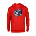 thumbnail image 1 of Star Wars Young Jedi Adventures Logo with Character Art - Pullover Hoodie for Adults - Customized-Red, 1 of 5