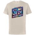 thumbnail image 1 of Star Wars Young Jedi Adventures Logo with Character Art - Short Sleeve Cotton T-Shirt for Adults - Customized-Natural, 1 of 5