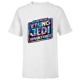 thumbnail image 1 of Star Wars Young Jedi Adventures Logo with Character Art - Short Sleeve T-Shirt for Kids - Customized-White, 1 of 5