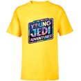 thumbnail image 1 of Star Wars Young Jedi Adventures Logo with Character Art - Short Sleeve T-Shirt for Kids - Customized-Yellow, 1 of 5