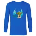 thumbnail image 1 of Star Wars Young Jedi Adventures Master Yoda & Jedi Crest - Long Sleeve T-Shirt for Men - Customized-Navy, 1 of 5