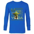 thumbnail image 1 of Star Wars Young Jedi Adventures Master Yoda Jedi Hero - Long Sleeve T-Shirt for Men - Customized-Navy, 1 of 5