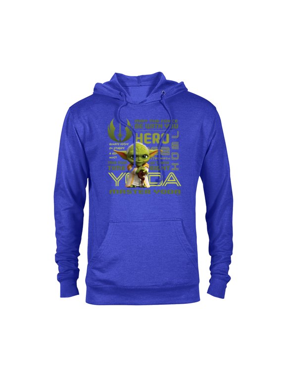 Young Jedi Adventures Master Yoda Jedi Hero - Pullover Hoodie for Adults - Customized-Royal