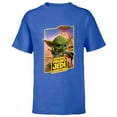 thumbnail image 1 of Star Wars Young Jedi Adventures Master Yoda Poster Art - Short Sleeve T-Shirt for Kids - Customized-Royal, 1 of 5